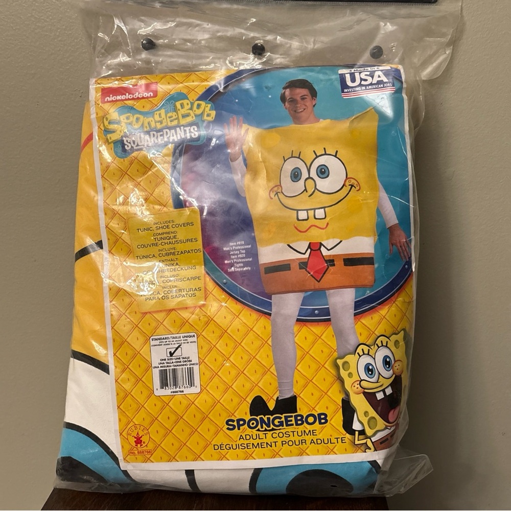 Nickelodeon SpongeBob SquarePants Adult OS costume